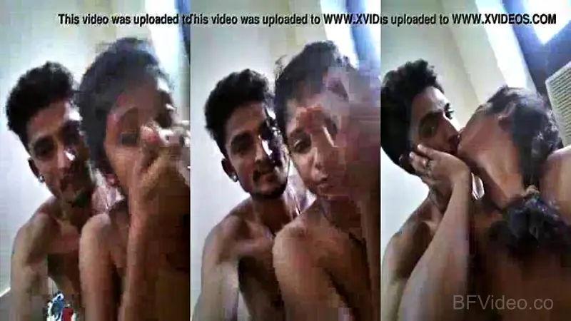 Amateur Desi Topless Girl Kissing Her Boyfriend In Selfie Video