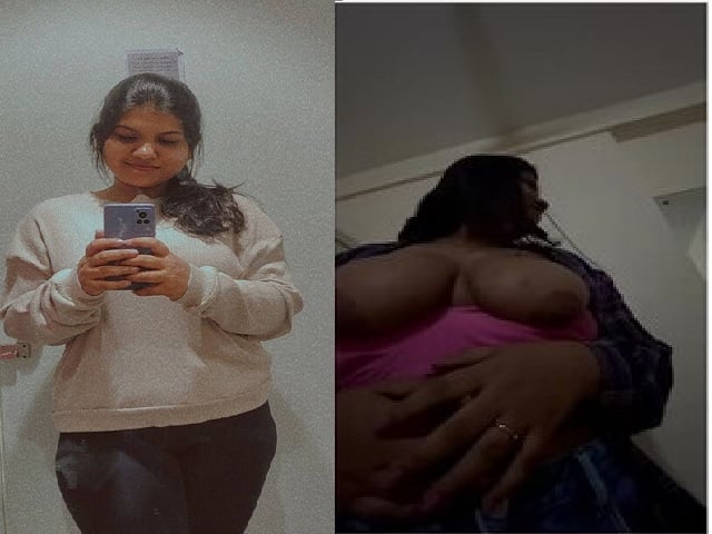 Chubby girlfriend MMS xxx showing milk pockets