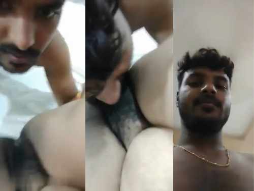 Horny boy Sucking His Momis hairy Pussy in Tamil Sex videos