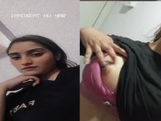 Paki girl boob show selfie video making viral MMS