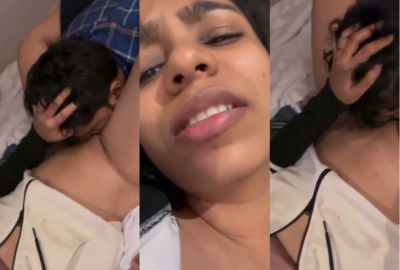 The girl shoots her desi pussy licking by her lover