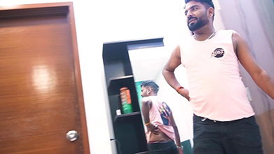 Spitting Fun with Neighbor Girl, Threesome Sex