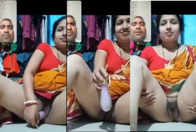 Bhabhi enjoys a video call sex with her perverted Devar