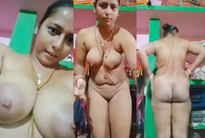 Desi nude Rajasthani milf records her nude MMS