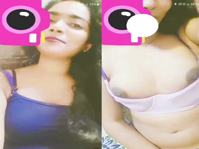 Chamet girl shy naked boobs and pussy showing for money