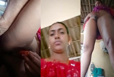 Dehati lady fucks her hairy pussy with a big carrot