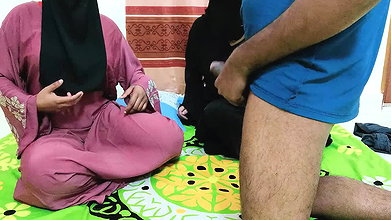 Saali aur biwi ki ak saath maast gaand chudai